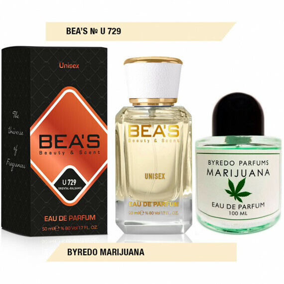 Парфюмерная вода BEAS U729 Byredo Marihuana